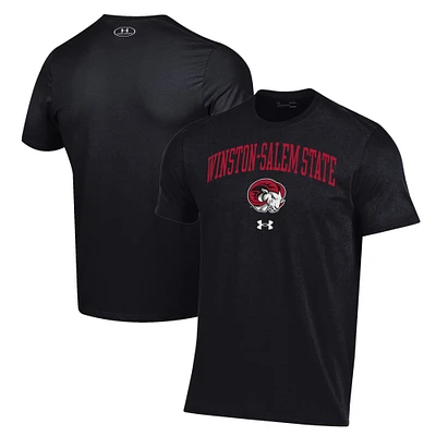 Men's Under Armour Black Winston-Salem State Rams Performance T-Shirt