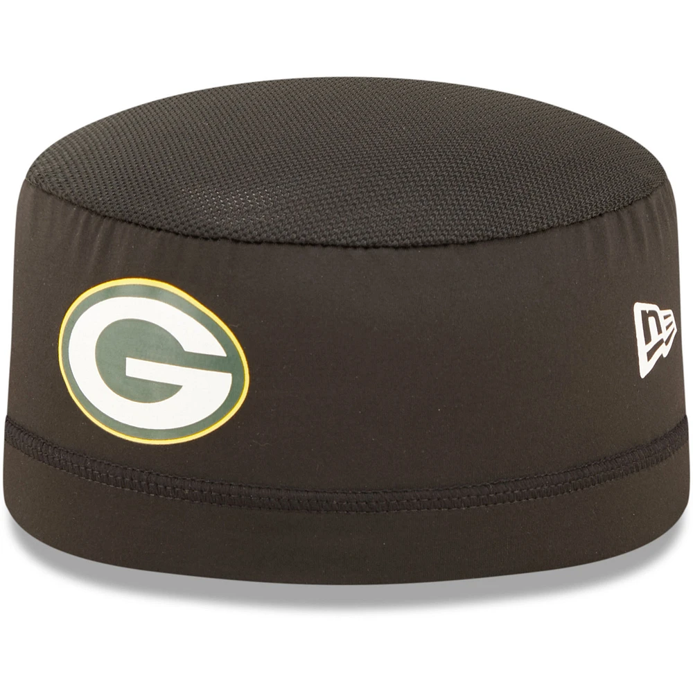 Men's New Era Black Green Bay Packers NFL Training COOLERA Skully Cap