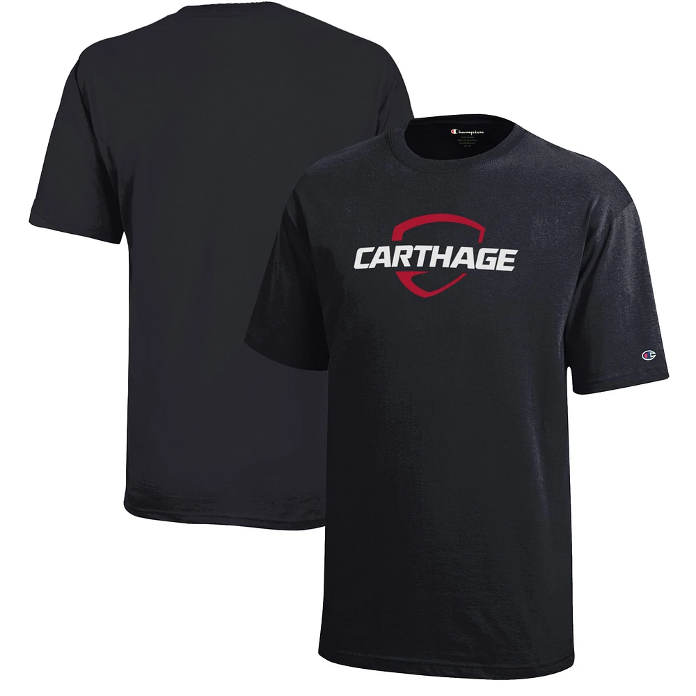 Youth Champion Black Carthage Firebirds Jersey T-Shirt