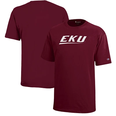 Youth Champion Maroon Eastern Kentucky Colonels Jersey T-Shirt