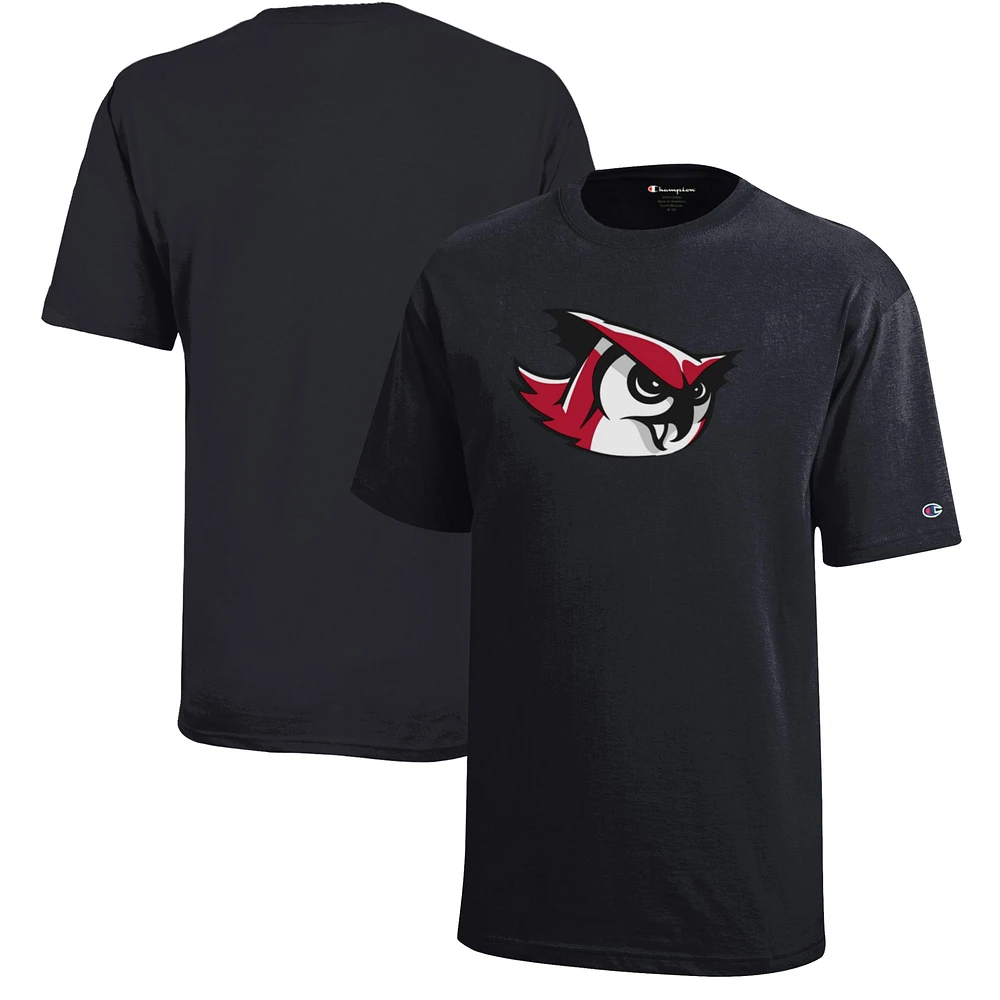 Youth Champion Black Keene State Owls Jersey T-Shirt