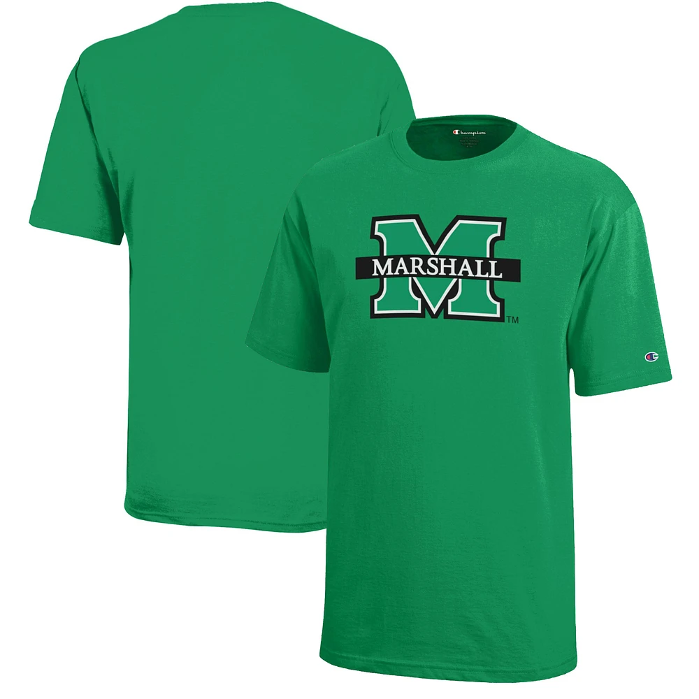 Youth Champion Kelly Green Marshall Thundering Herd Jersey T-Shirt