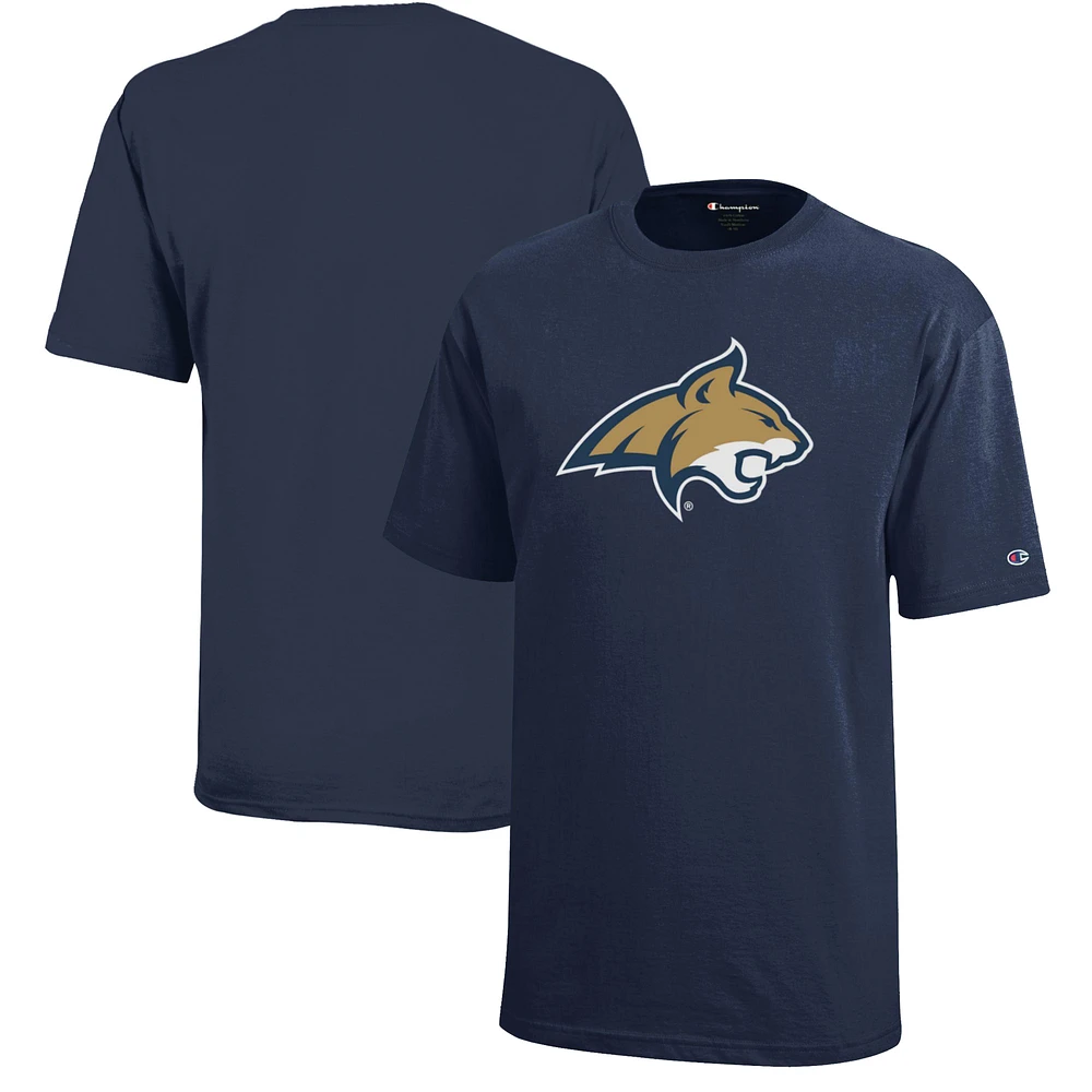 Youth Champion Navy Montana State Bobcats Jersey T-Shirt