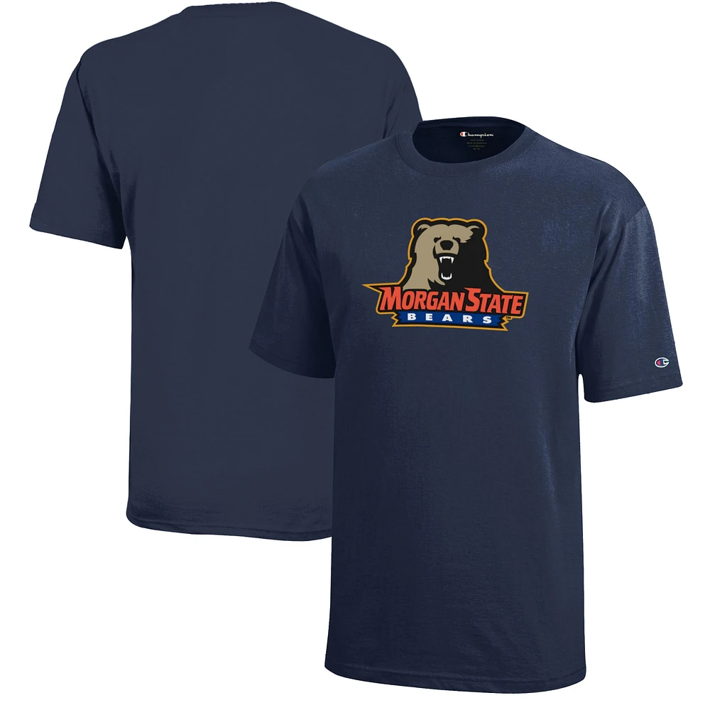 Youth Champion Navy Morgan State Bears Jersey T-Shirt