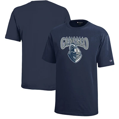 Youth Champion Navy SUNY Geneseo Knights Jersey T-Shirt