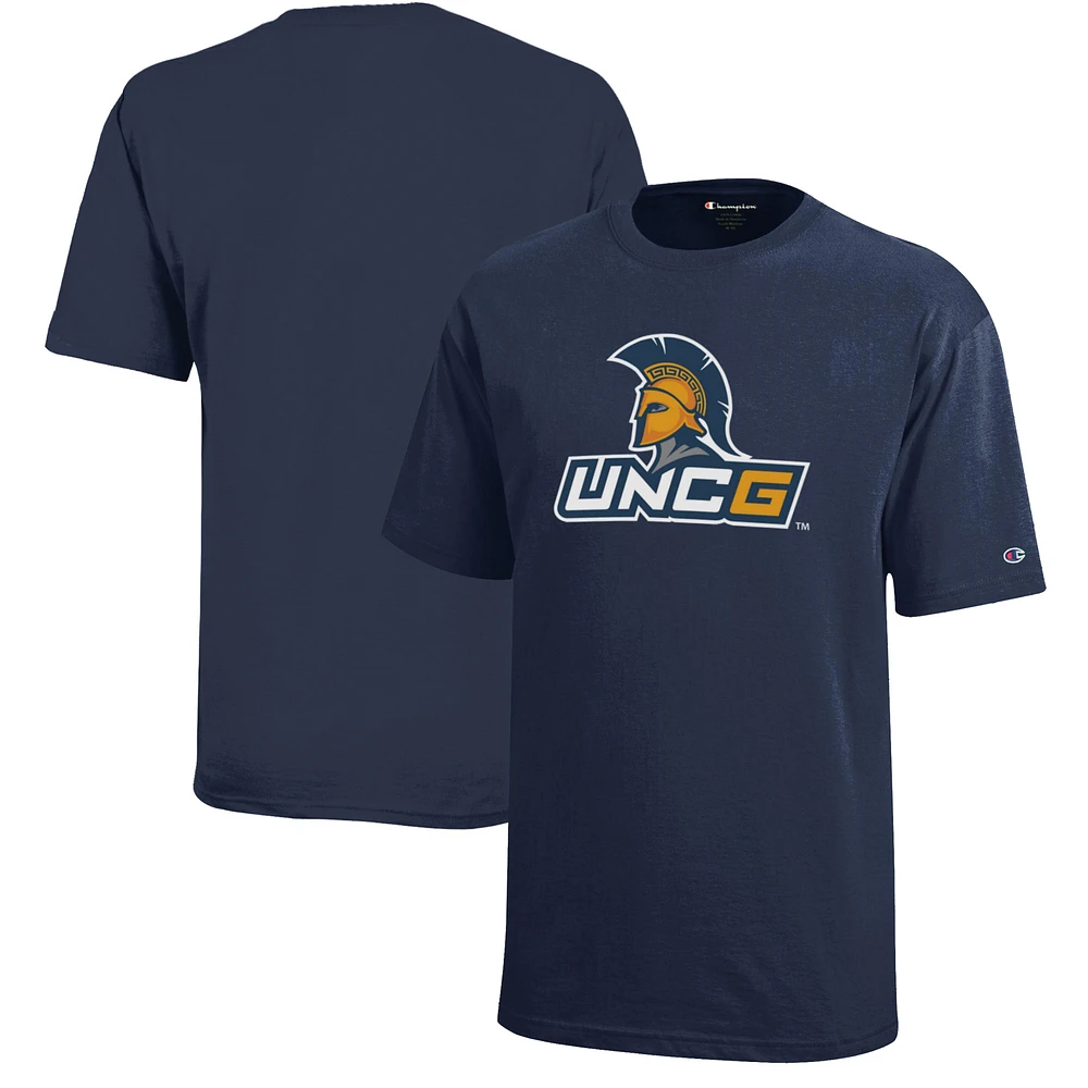 Youth Champion Navy UNCG Spartans Jersey T-Shirt
