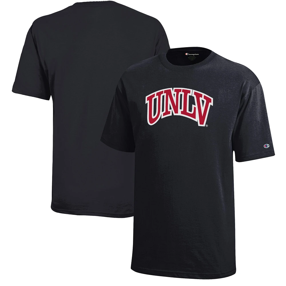 Youth Champion Black UNLV Rebels Jersey T-Shirt