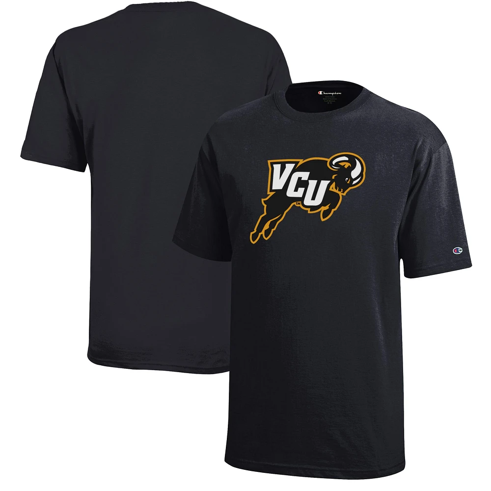 Youth Champion Black VCU Rams Jersey T-Shirt