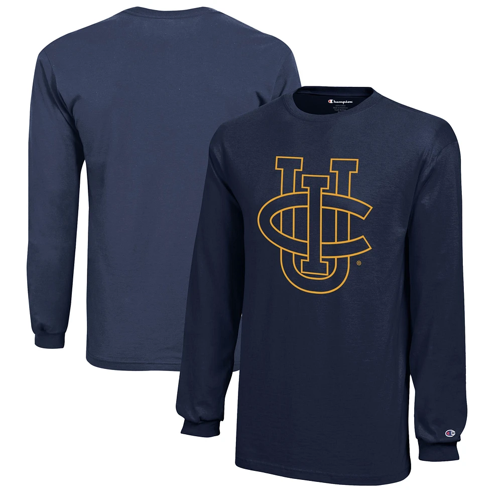 Youth Champion Navy UC Irvine Anteaters Jersey Long Sleeve T-Shirt