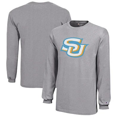 Youth Champion Gray Southern University Jaguars Jersey Long Sleeve T-Shirt