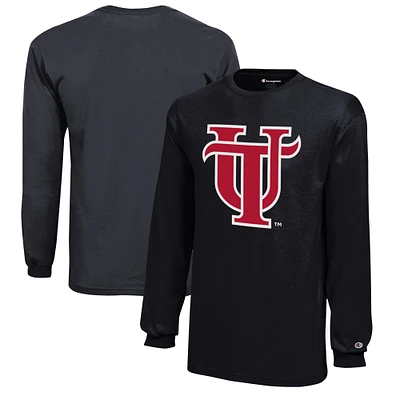 Youth Champion Black University of Tampa Spartans Jersey Long Sleeve T-Shirt