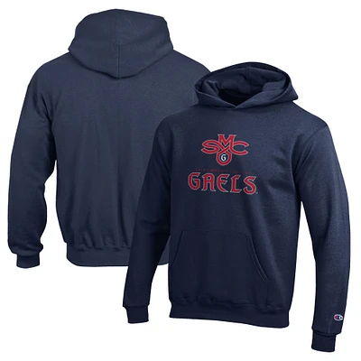Youth Champion Navy Saint Mary's Gaels Eco Powerblend Pullover Hoodie