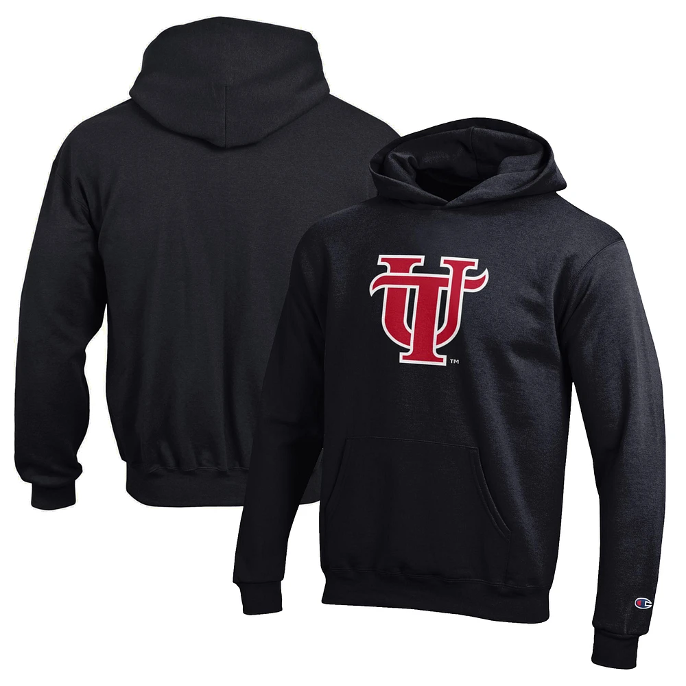 Youth Champion Black University of Tampa Spartans Eco Powerblend Pullover Hoodie