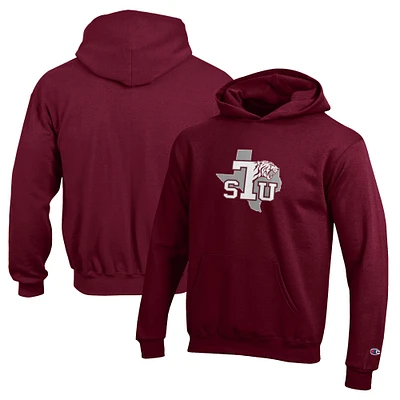 Youth Champion Maroon Texas Southern Tigers Eco Powerblend Pullover Hoodie