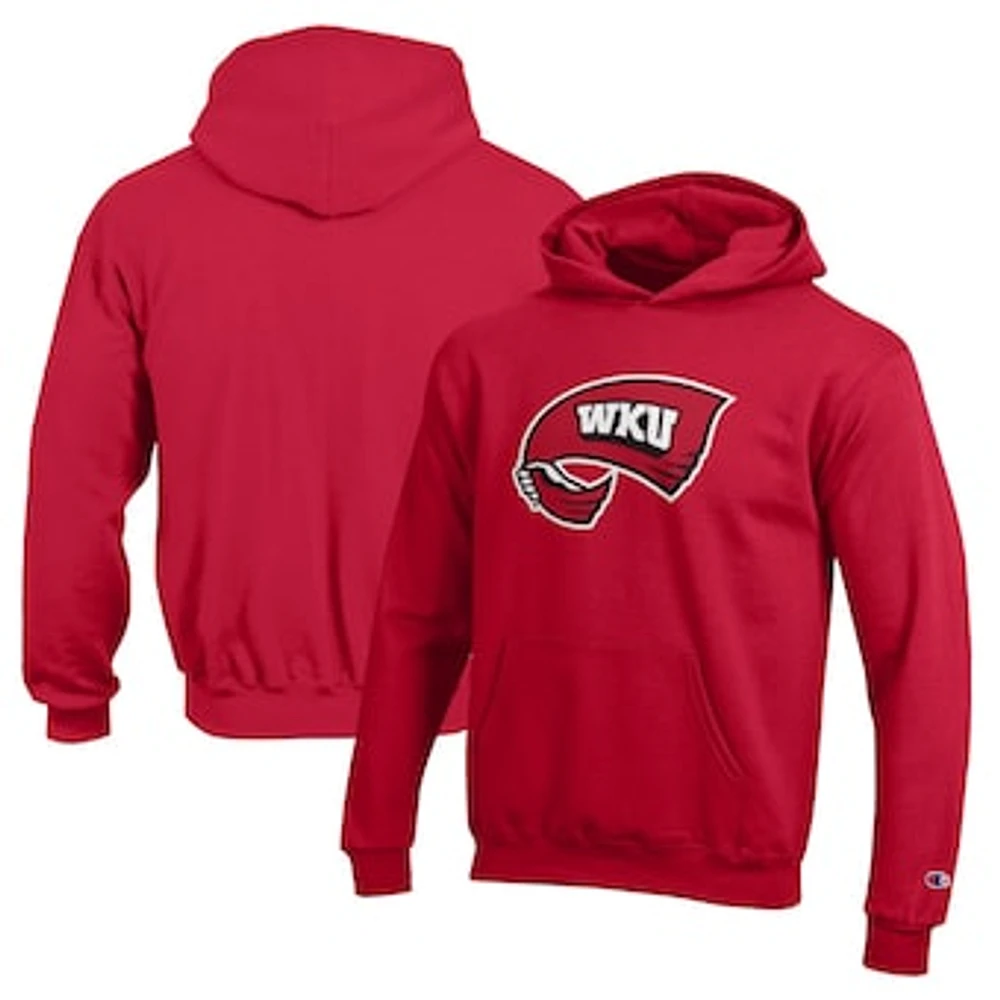 Youth Champion Red Western Kentucky Hilltoppers Eco Powerblend Pullover Hoodie