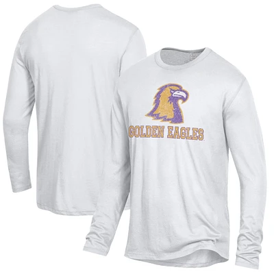 Men's Alternative Apparel White Tennessee Tech Golden Eagles Keeper Long Sleeve T-Shirt