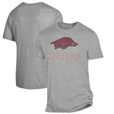 Men's Alternative Apparel Heathered Gray Arkansas Razorbacks The Keeper T-Shirt