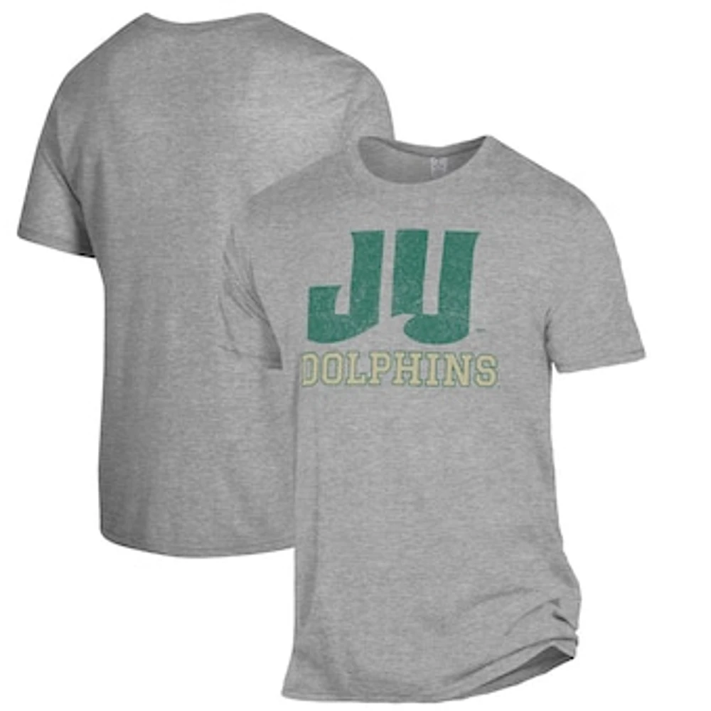 Men's Alternative Apparel Heathered Gray JU Dolphins The Keeper T-Shirt