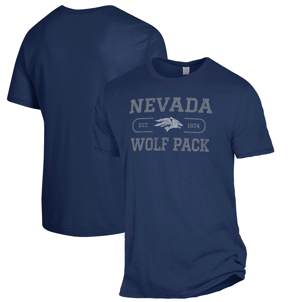 Men's Alternative Apparel Navy Nevada Wolf Pack The Keeper T-Shirt