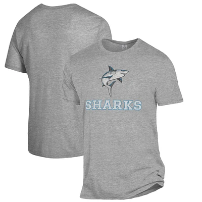 Men's Alternative Apparel Heathered Gray Nova Southeastern Sharks The Keeper T-Shirt