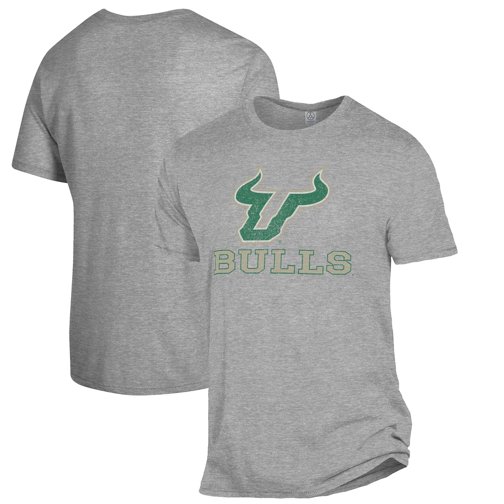 Men's Alternative Apparel Heathered Gray South Florida Bulls The Keeper T-Shirt