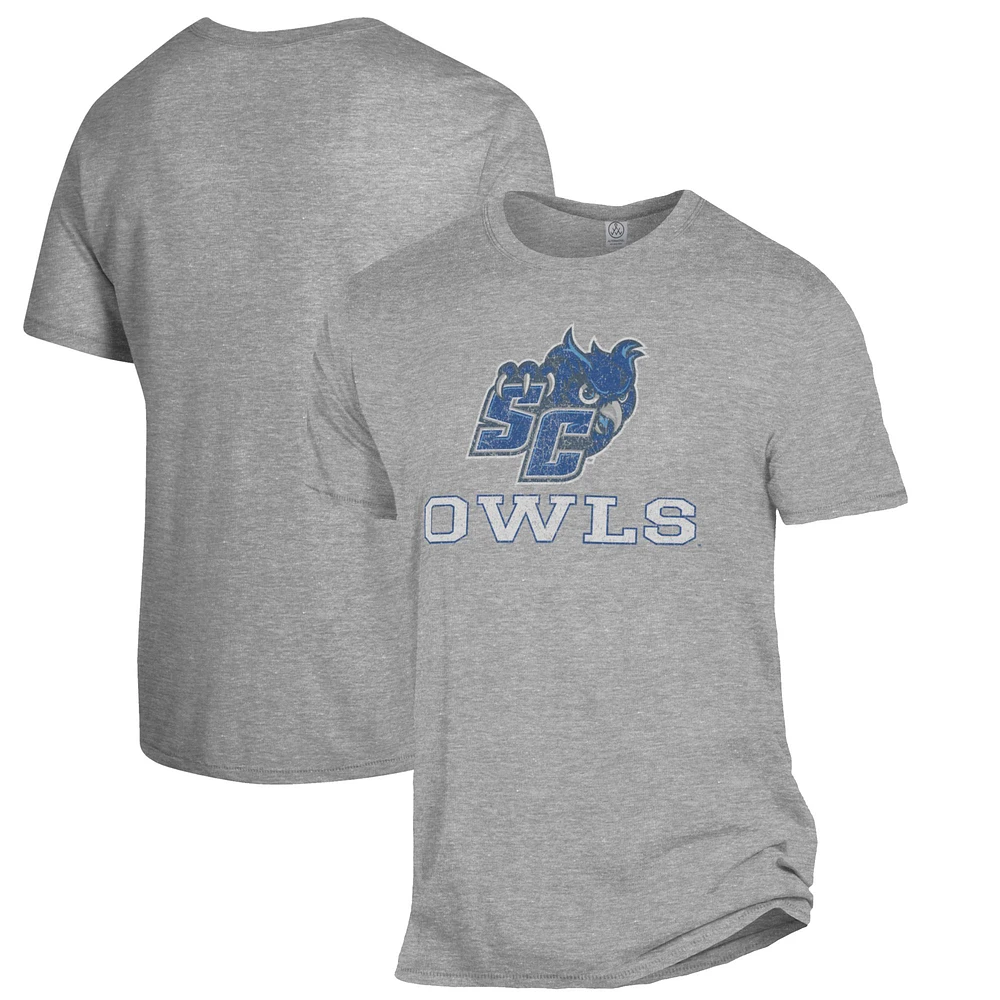 Men's Alternative Apparel Heathered Gray Southern Connecticut Owls The Keeper T-Shirt