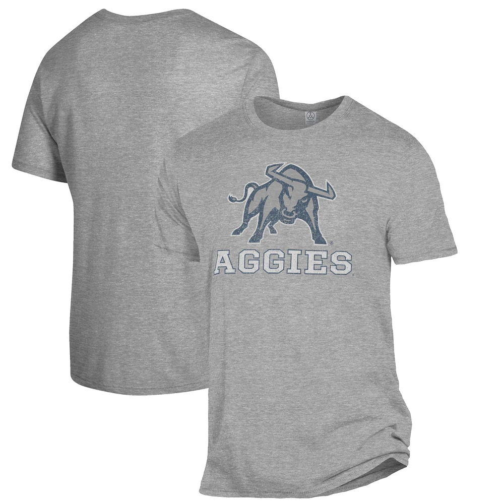 Men's Alternative Apparel Heathered Gray Utah State Aggies The Keeper T-Shirt