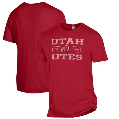 Men's Alternative Apparel Heathered Red Utah Utes The Keeper T-Shirt