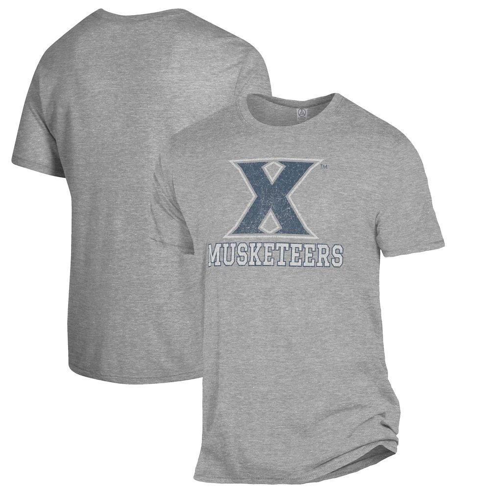 Men's Alternative Apparel Heathered Gray Xavier Musketeers The Keeper T-Shirt