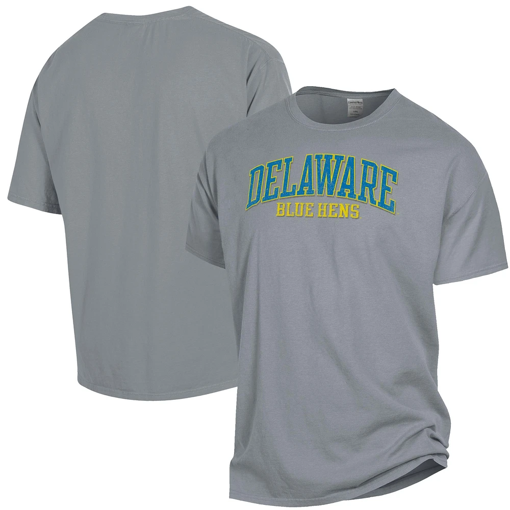 Men's ComfortWash Gray Delaware Fightin' Blue Hens Garment Dyed T-Shirt