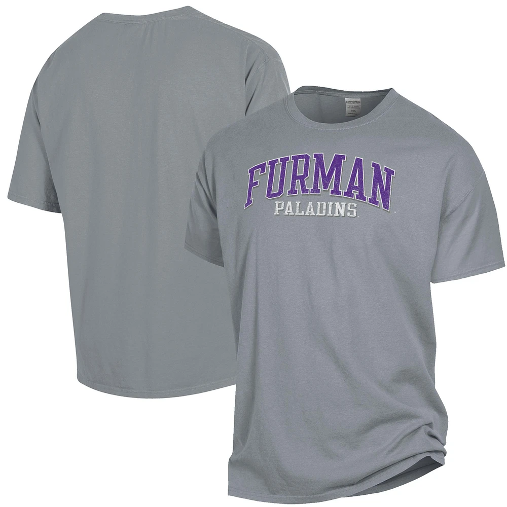 Men's ComfortWash Gray Furman Paladins Garment Dyed T-Shirt