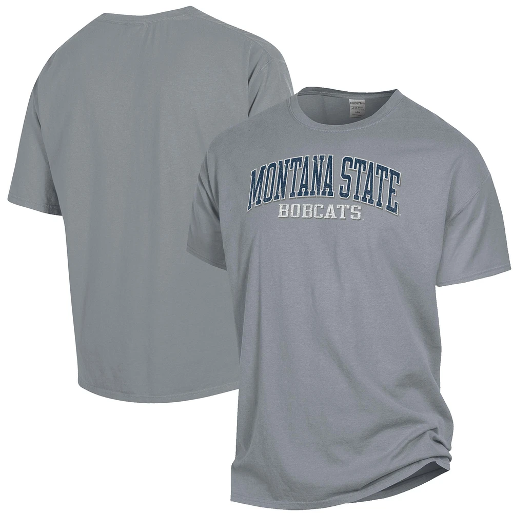 Men's ComfortWash Gray Montana State Bobcats Garment Dyed T-Shirt
