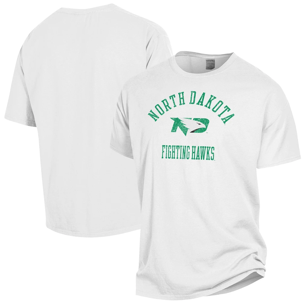 Men's ComfortWash White North Dakota Garment Dyed T-Shirt