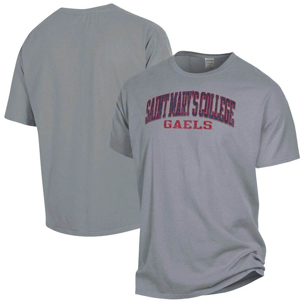 Men's ComfortWash Gray Saint Mary's Gaels Garment Dyed T-Shirt