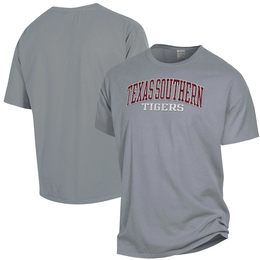Men's ComfortWash Gray Texas Southern Tigers Garment Dyed T-Shirt
