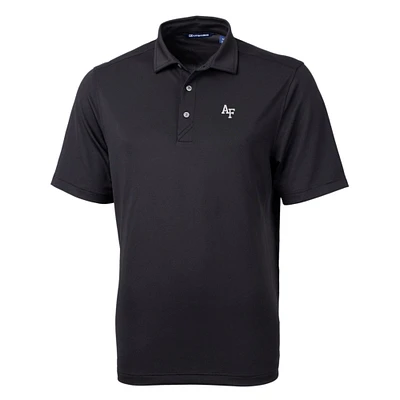 Men's Cutter & Buck Black Air Force Falcons Big Tall Virtue Eco Pique Recycled Polo