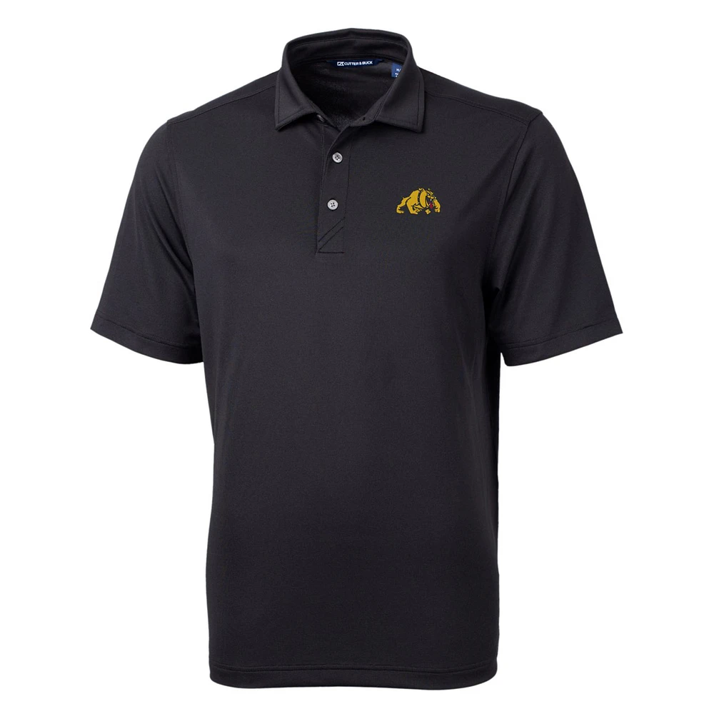 Men's Cutter & Buck Black Bowie State Bulldogs Big Tall Virtue Eco Pique Recycled Polo