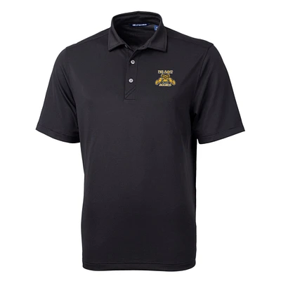 Men's Cutter & Buck Black North Carolina A&T Aggies Big Tall Virtue Eco Pique Recycled Polo