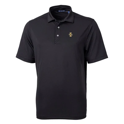 Men's Cutter & Buck Black Idaho Vandals Big Tall Virtue Eco Pique Recycled Polo