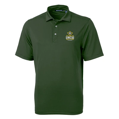 Men's Cutter & Buck Green UNC Wilmington Seahawks Big Tall Virtue Eco Pique Recycled Polo