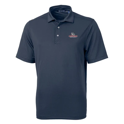 Men's Cutter & Buck Navy Gonzaga Bulldogs Big Tall Virtue Eco Pique Recycled Polo
