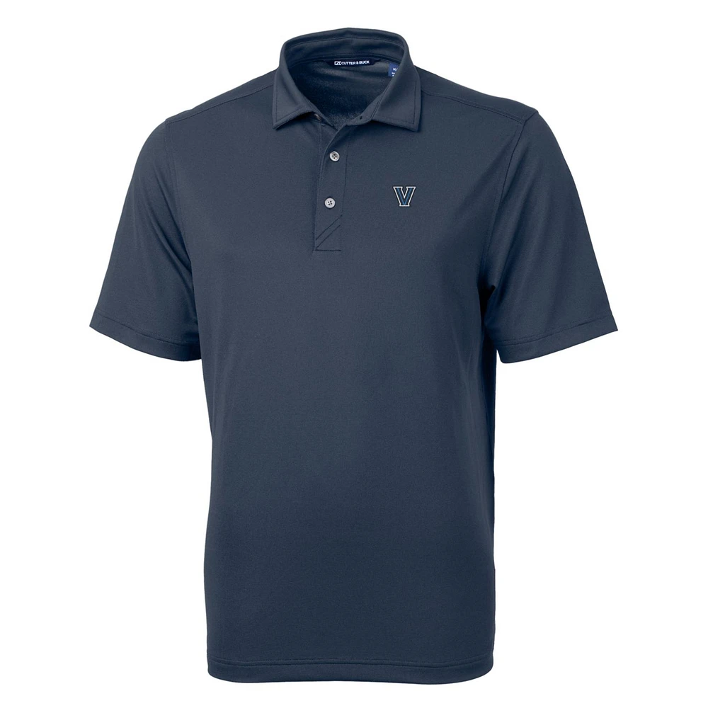 Men's Cutter & Buck Navy Villanova Wildcats Big Tall Virtue Eco Pique Recycled Polo