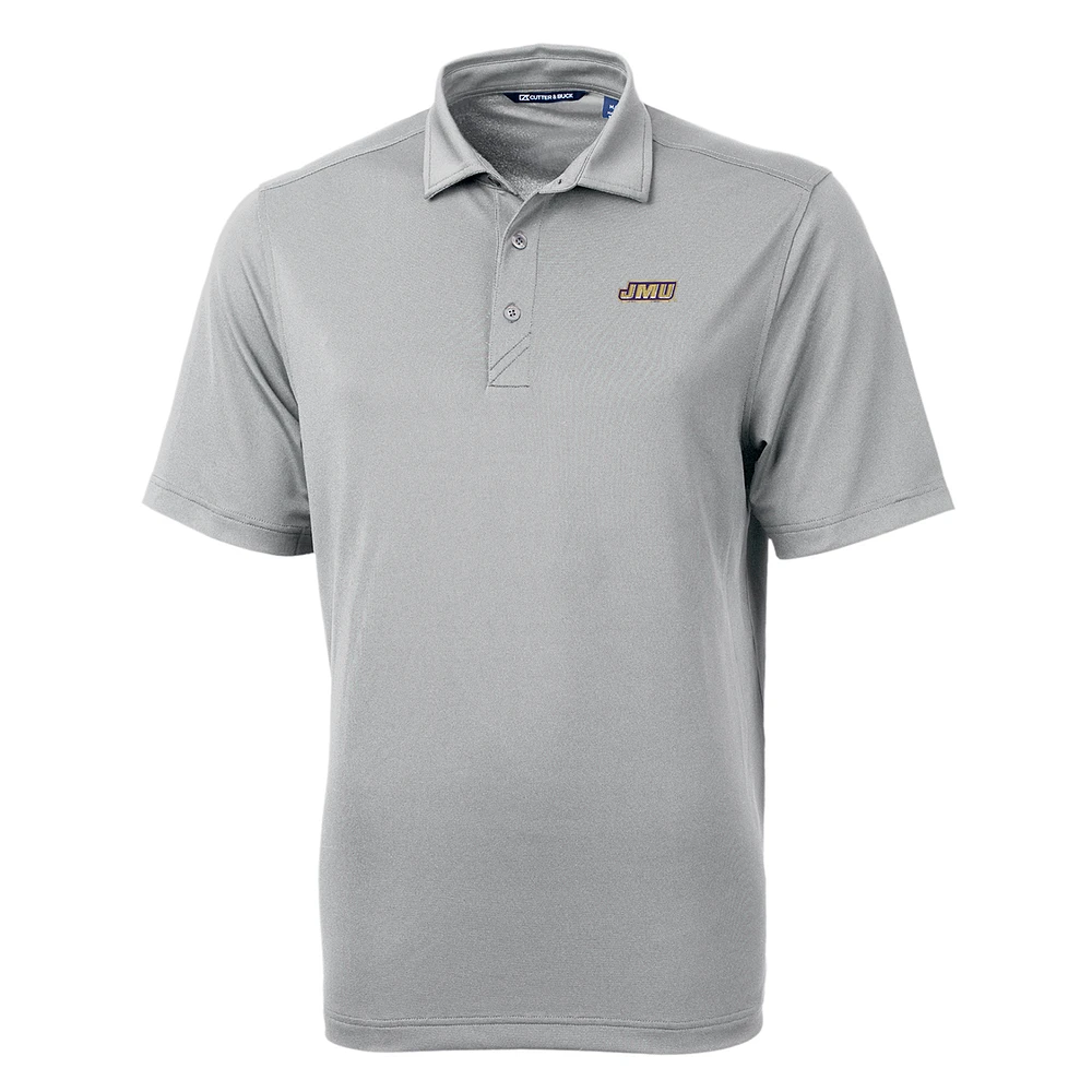 Men's Cutter & Buck Gray James Madison Dukes Big Tall Virtue Eco Pique Recycled Polo