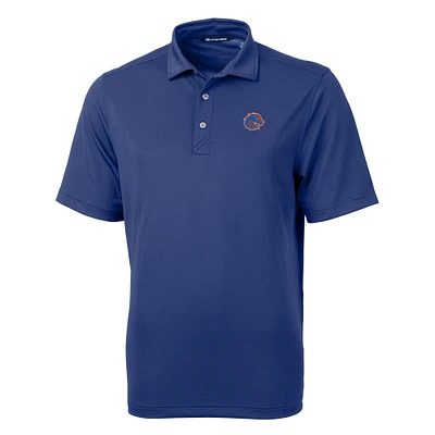 Men's Cutter & Buck Royal Boise State Broncos Big Tall Virtue Eco Pique Recycled Polo