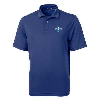 Men's Cutter & Buck Royal Indiana State Sycamores Big Tall Virtue Eco Pique Recycled Polo
