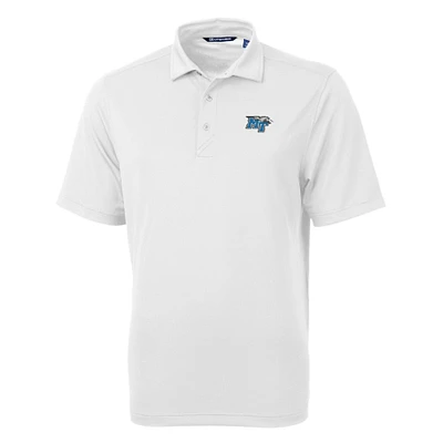 Men's Cutter & Buck White MTSU Blue Raiders Big & Tall Virtue Eco Pique Recycled Polo