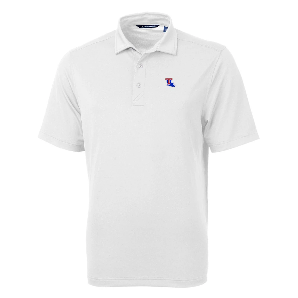 Men's Cutter & Buck Louisiana Tech Bulldogs Big Tall Virtue Eco Pique Recycled Polo