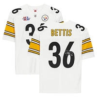 Jerome Bettis Pittsburgh Steelers Autographed White Mitchell & Ness Authentic Jersey