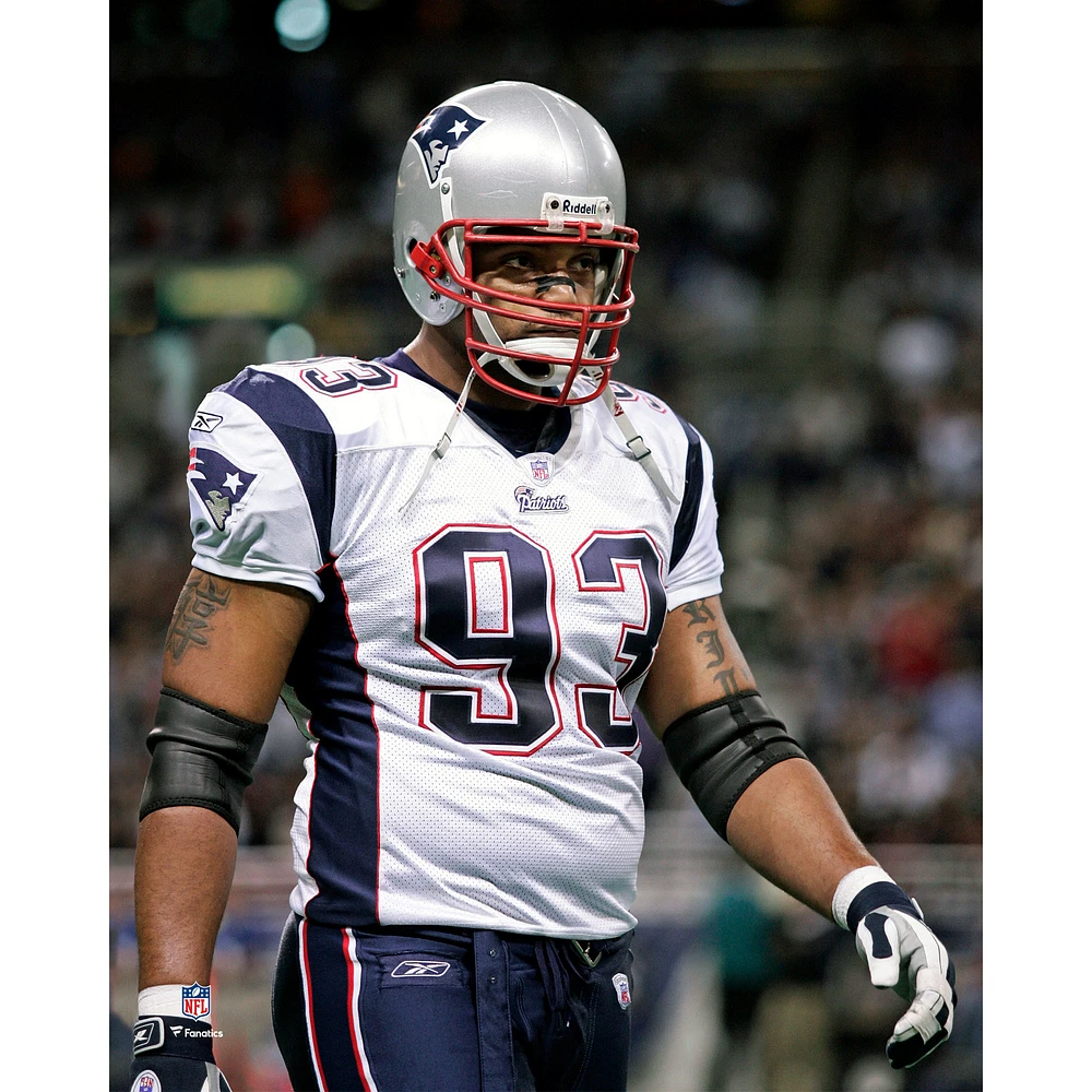 Richard Seymour New England Patriots Unsigned Close-Up Photograph