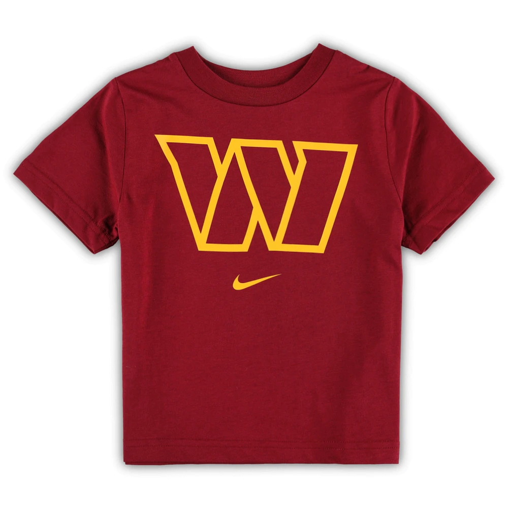 Toddler Nike Burgundy Washington Commanders Primary Logo T-Shirt